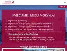Tablet Screenshot of plungestvm.lt